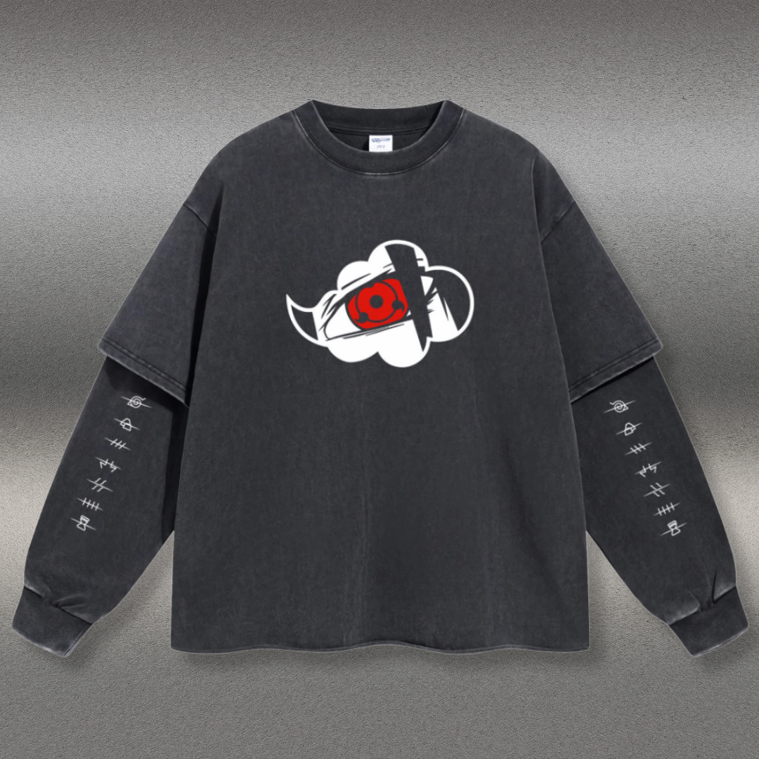 Retro Long Sleeve Akatsuki Tee