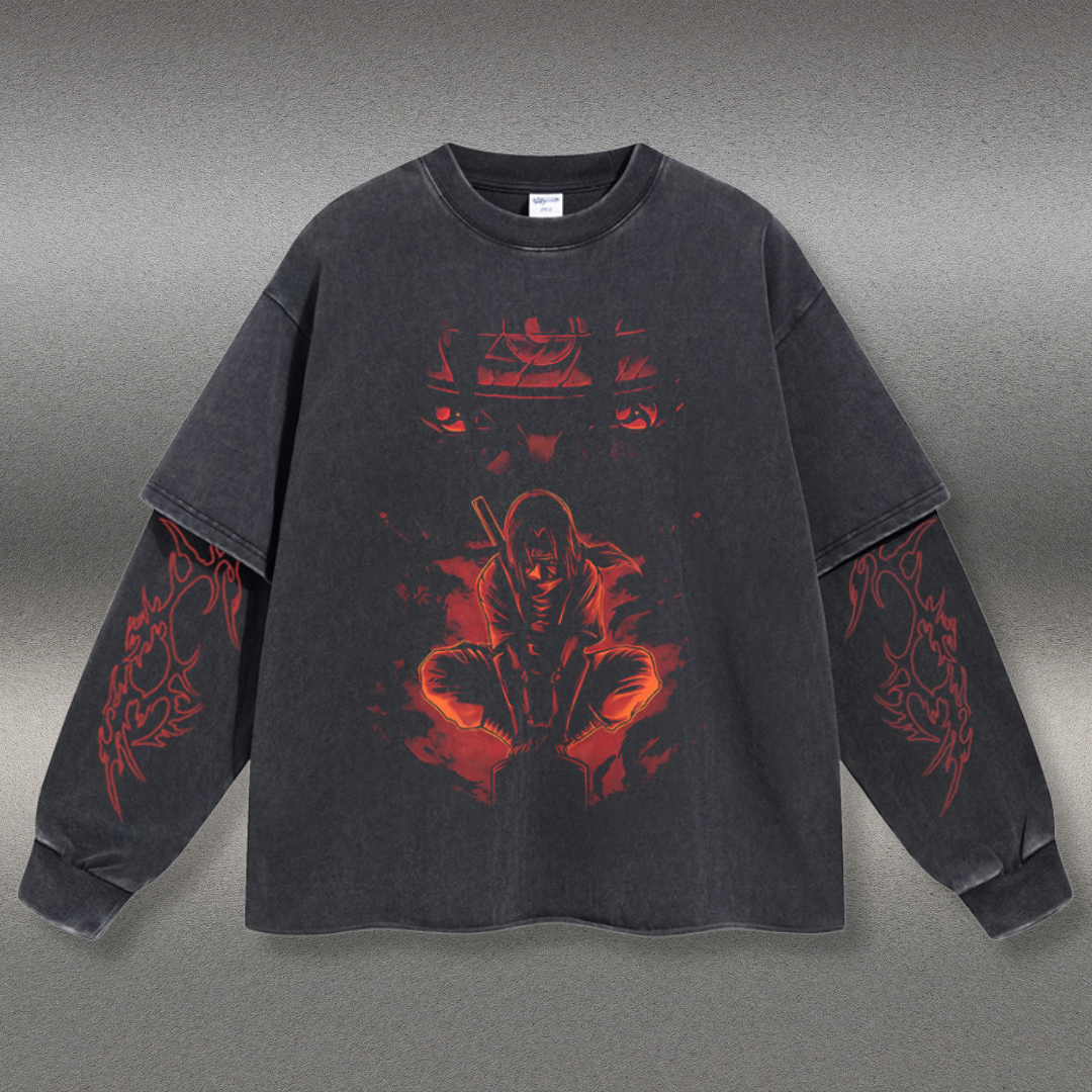 Retro Long Sleeve Itachi Tee