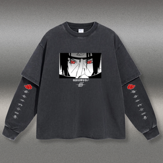 Retro Long Sleeve Akatsuki Tee