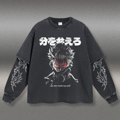 Retro Long Sleeve Sukuna Tee