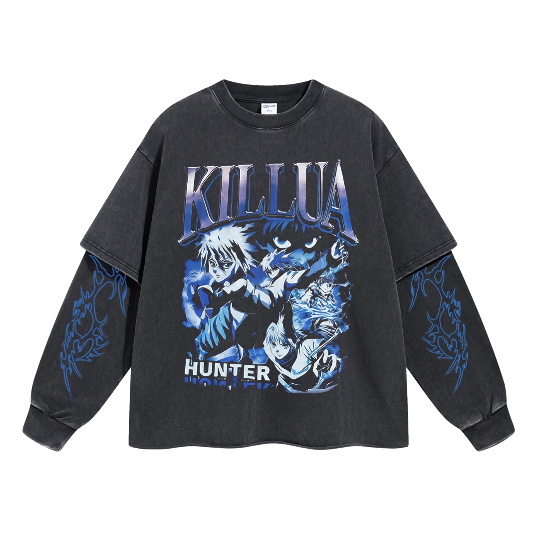 Retro Long Sleeve Killua Tee