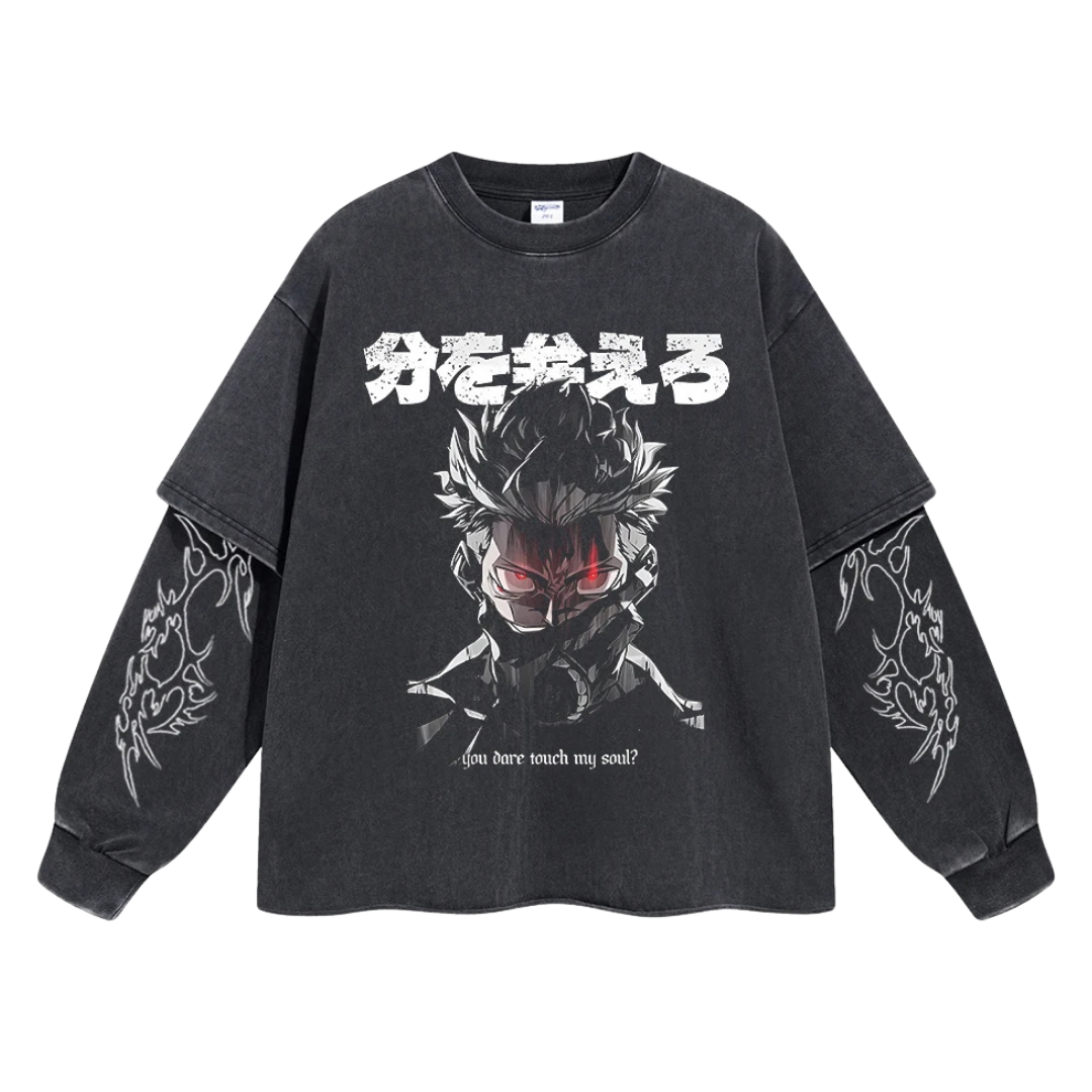 Retro Long Sleeve Sukuna Tee