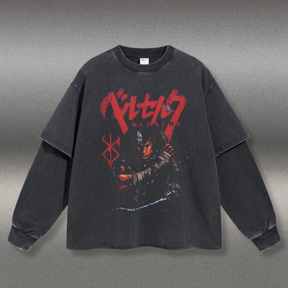 Retro Long Sleeve Berserk Tee