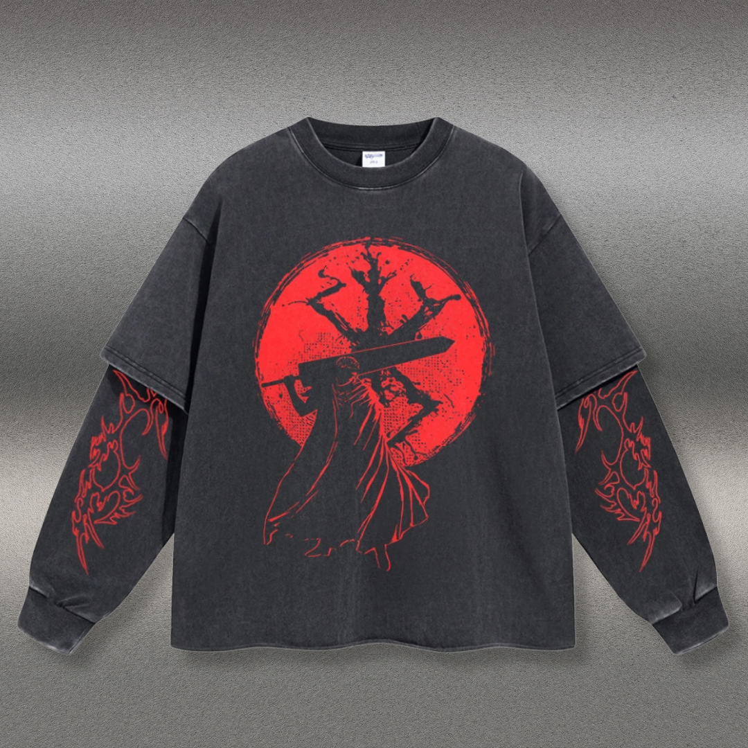 Retro Long Sleeve Berserk Tee