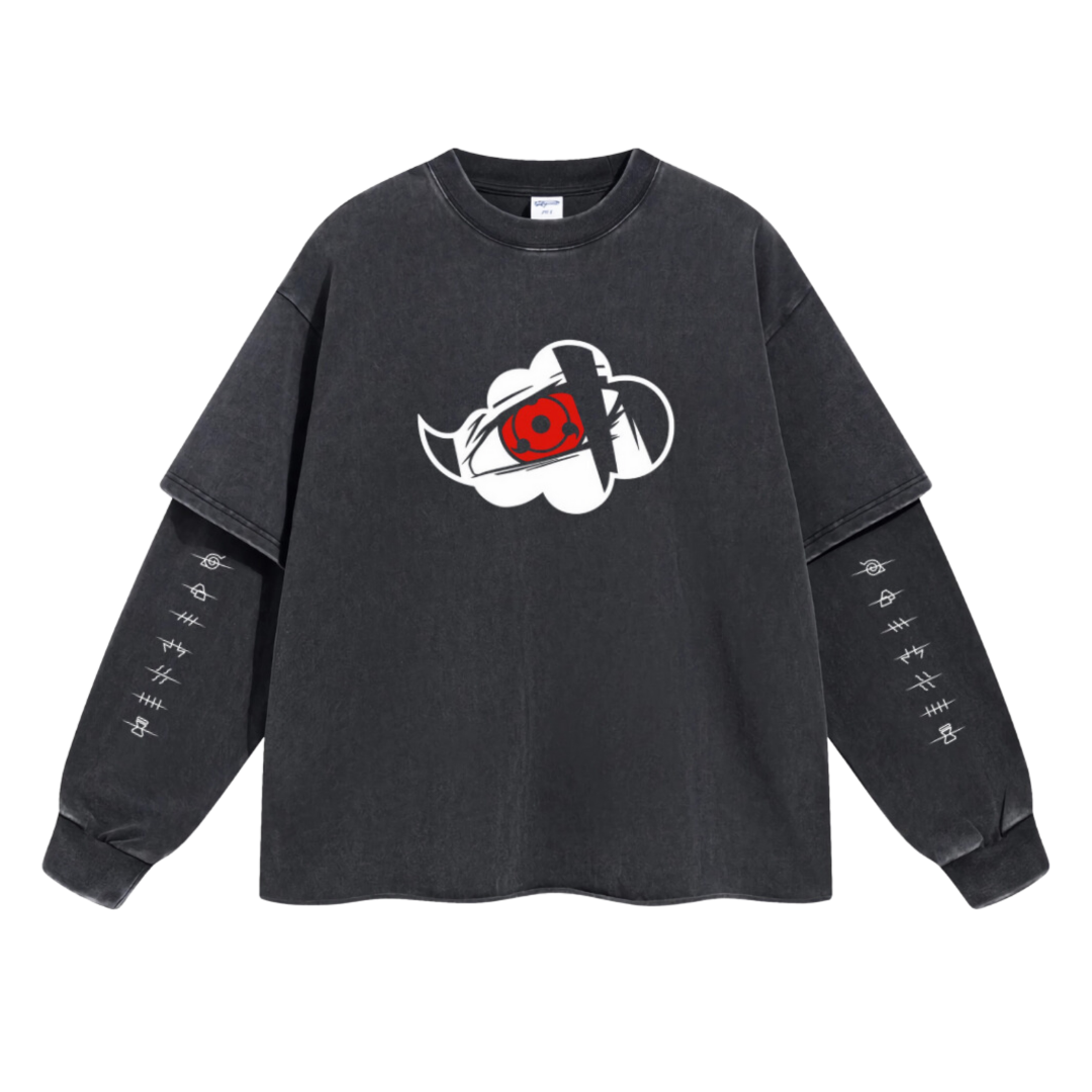 Retro Long Sleeve Akatsuki Tee