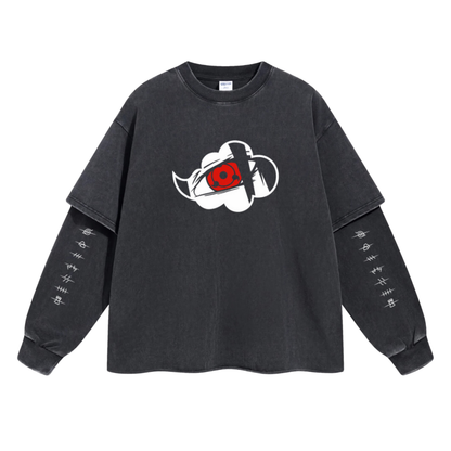 Retro Long Sleeve Akatsuki Tee