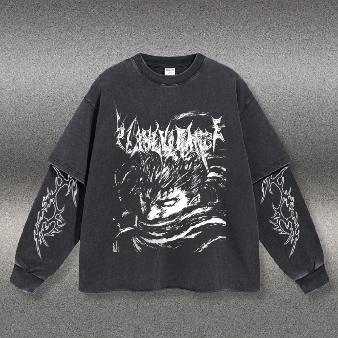 Retro Long Sleeve Berserk Tee