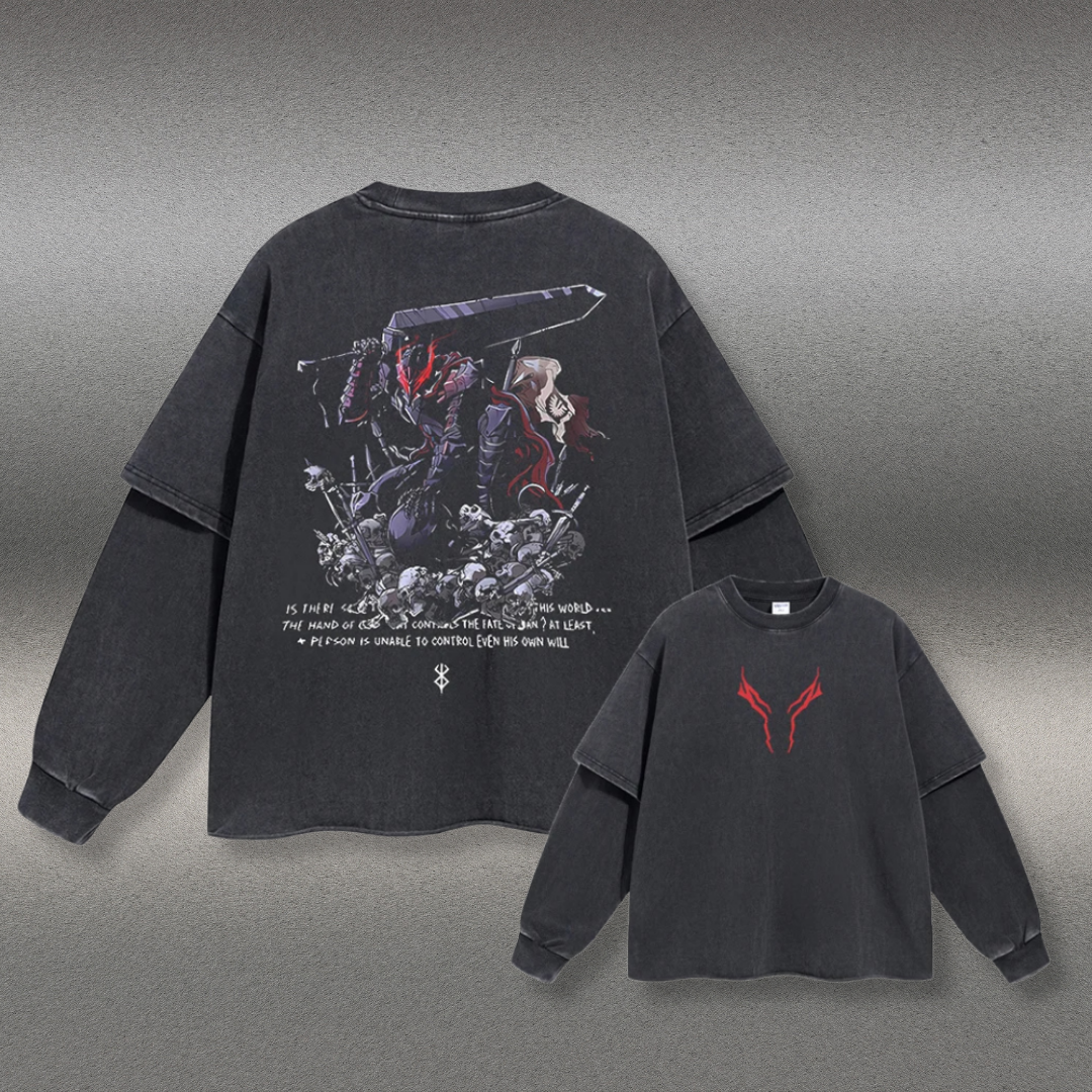 Retro Long Sleeve Berserk Tee