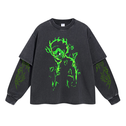 Retro Long Sleeve Rock Lee Tee