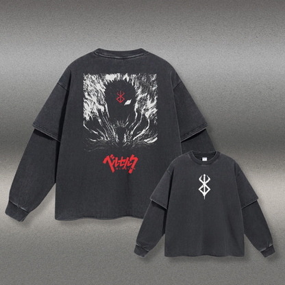 Retro Long Sleeve Berserk Tee