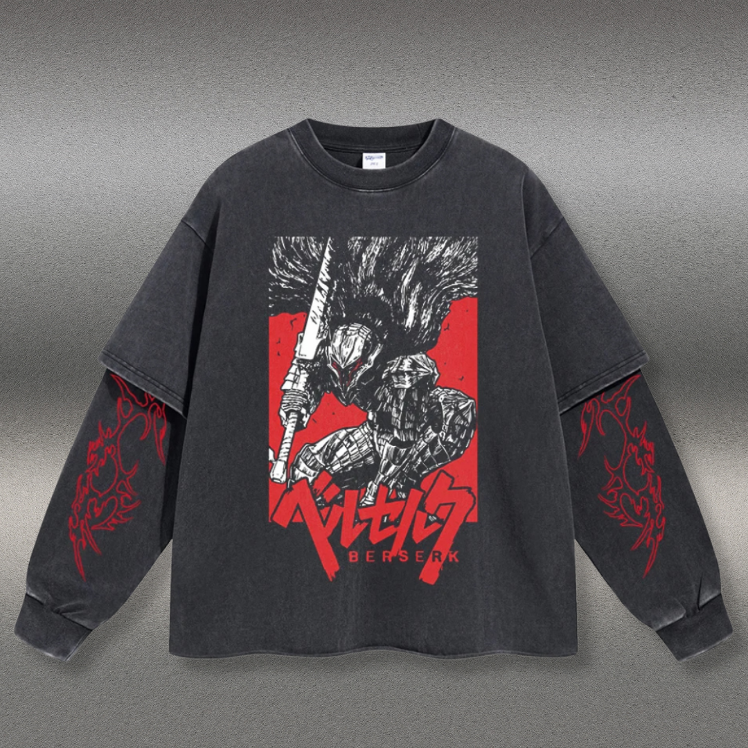 Retro Long Sleeve Berserk Tee