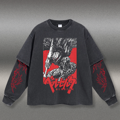 Retro Long Sleeve Berserk Tee