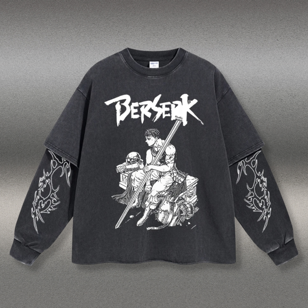 Retro Long Sleeve Berserk Tee