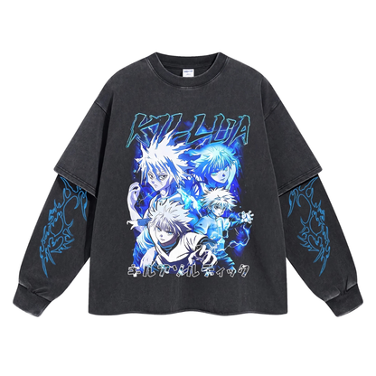 Retro Long Sleeve Killua Tee