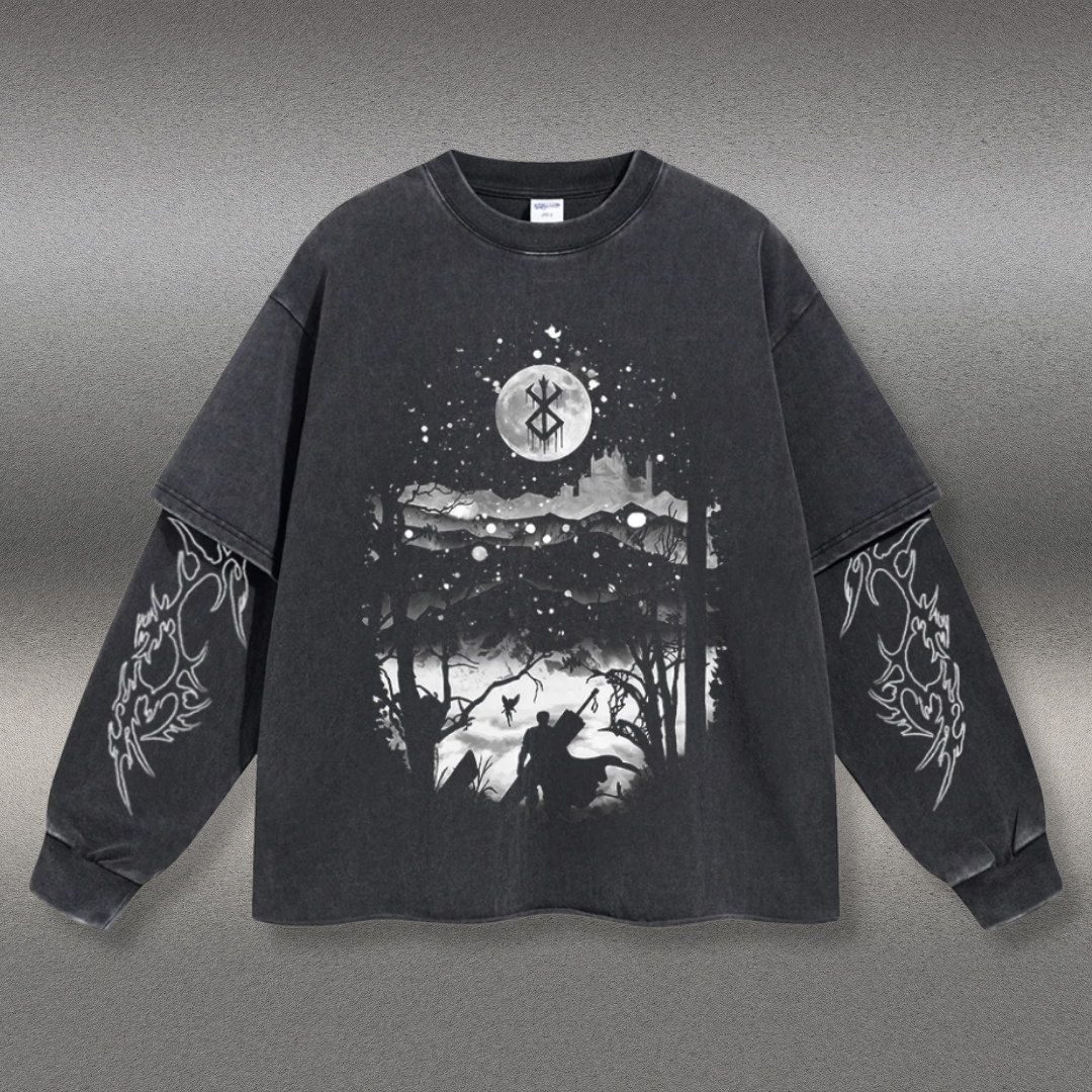 Retro Long Sleeve Berserk Tee