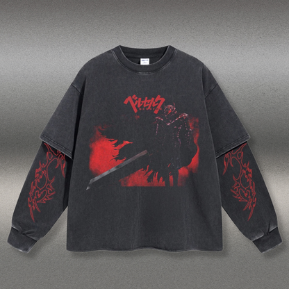 Retro Long Sleeve Berserk Tee