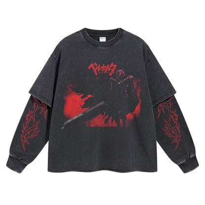 Retro Long Sleeve Berserk Tee