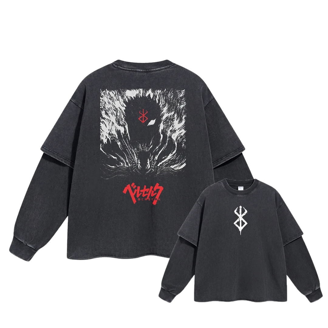 Retro Long Sleeve Berserk Tee