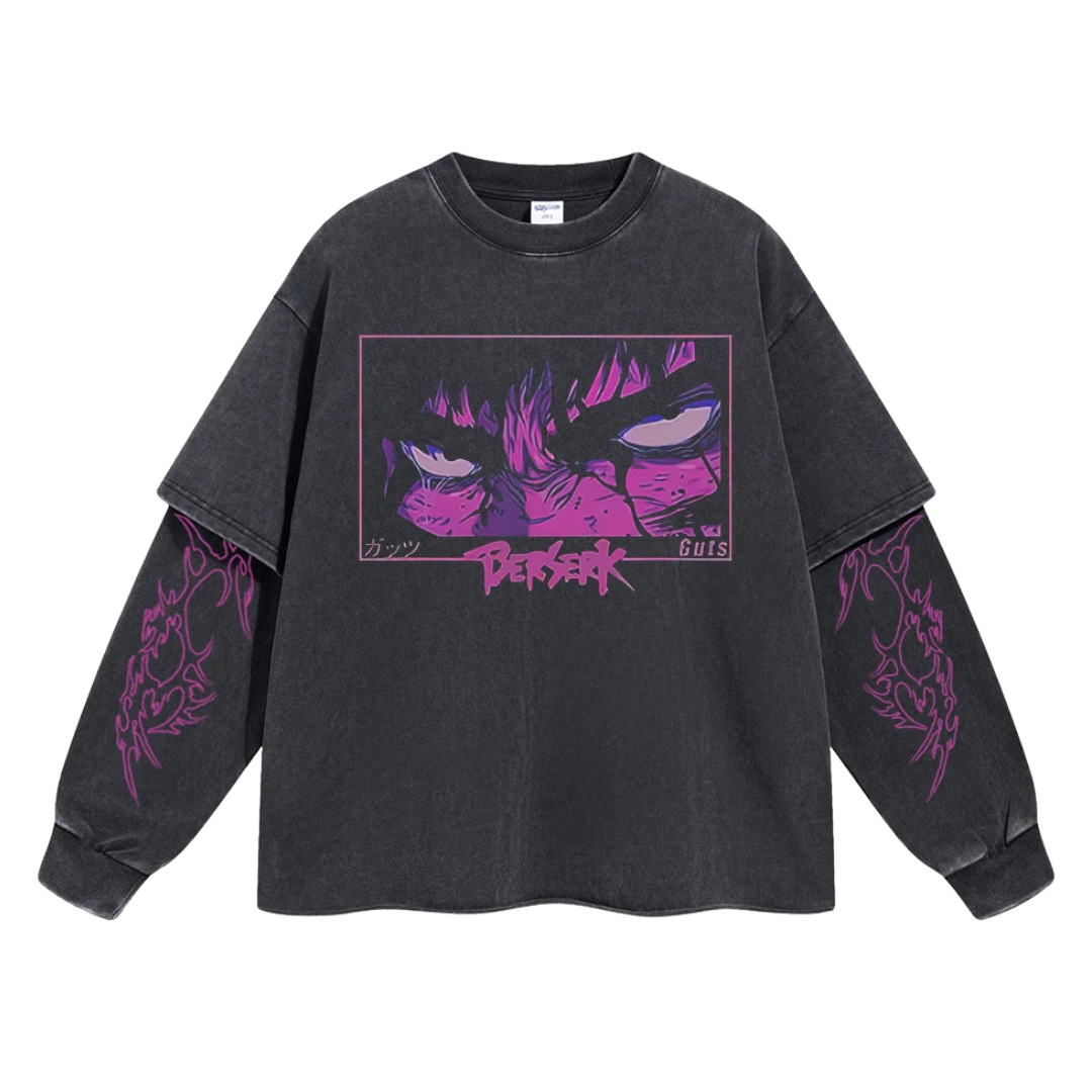 Retro Long Sleeve Berserk Tee