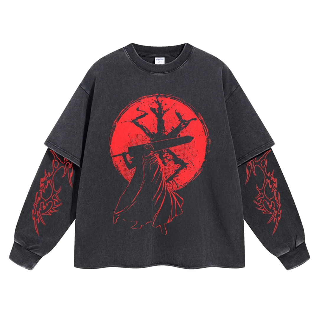 Retro Long Sleeve Berserk Tee