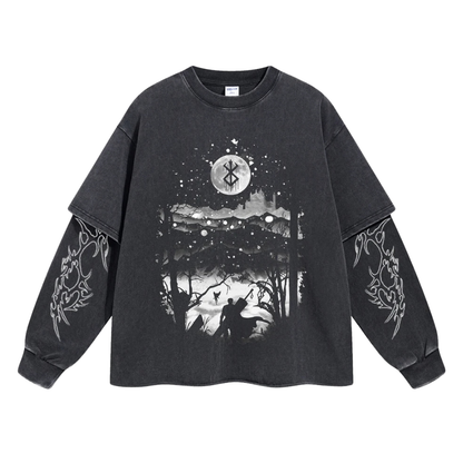 Retro Long Sleeve Berserk Tee