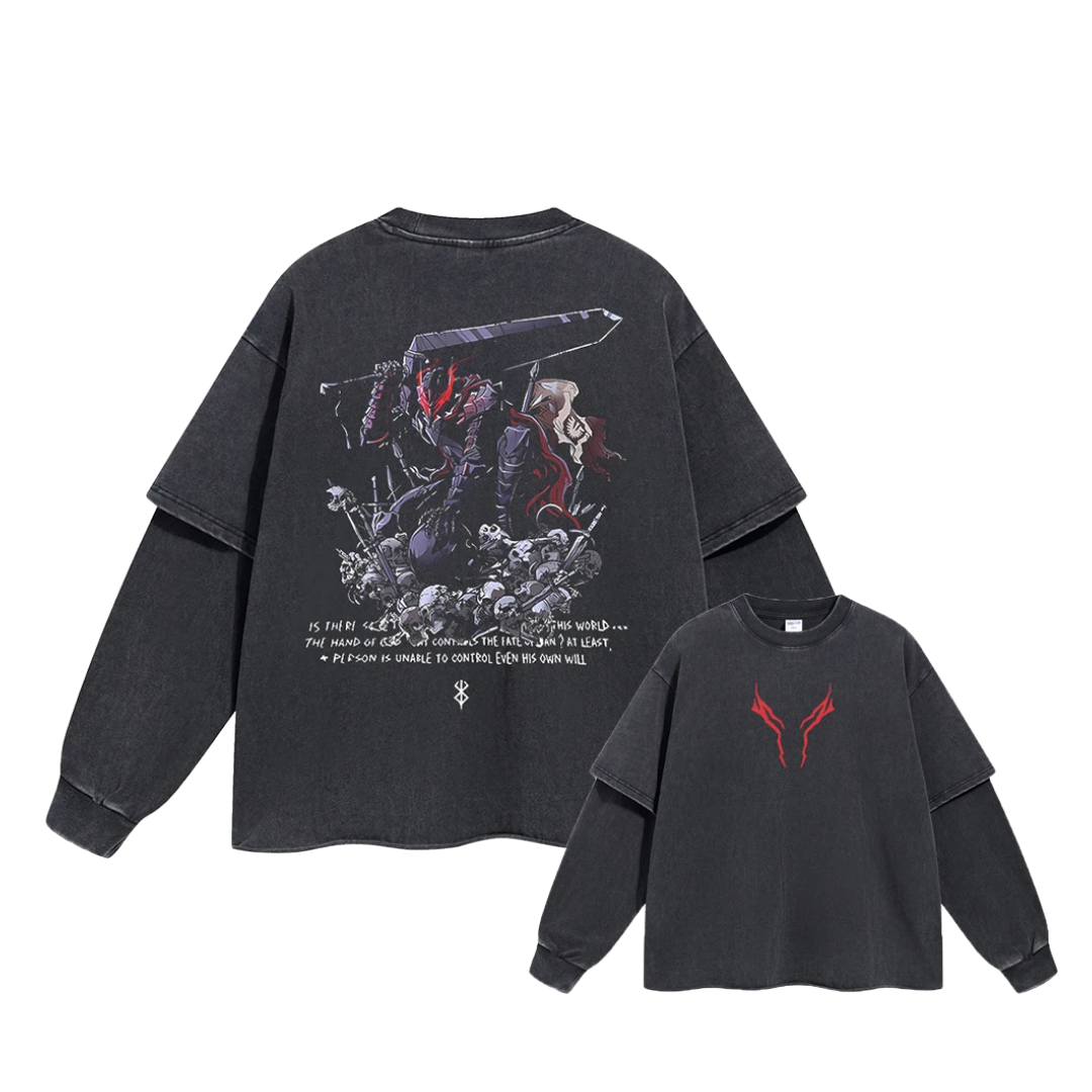 Retro Long Sleeve Berserk Tee