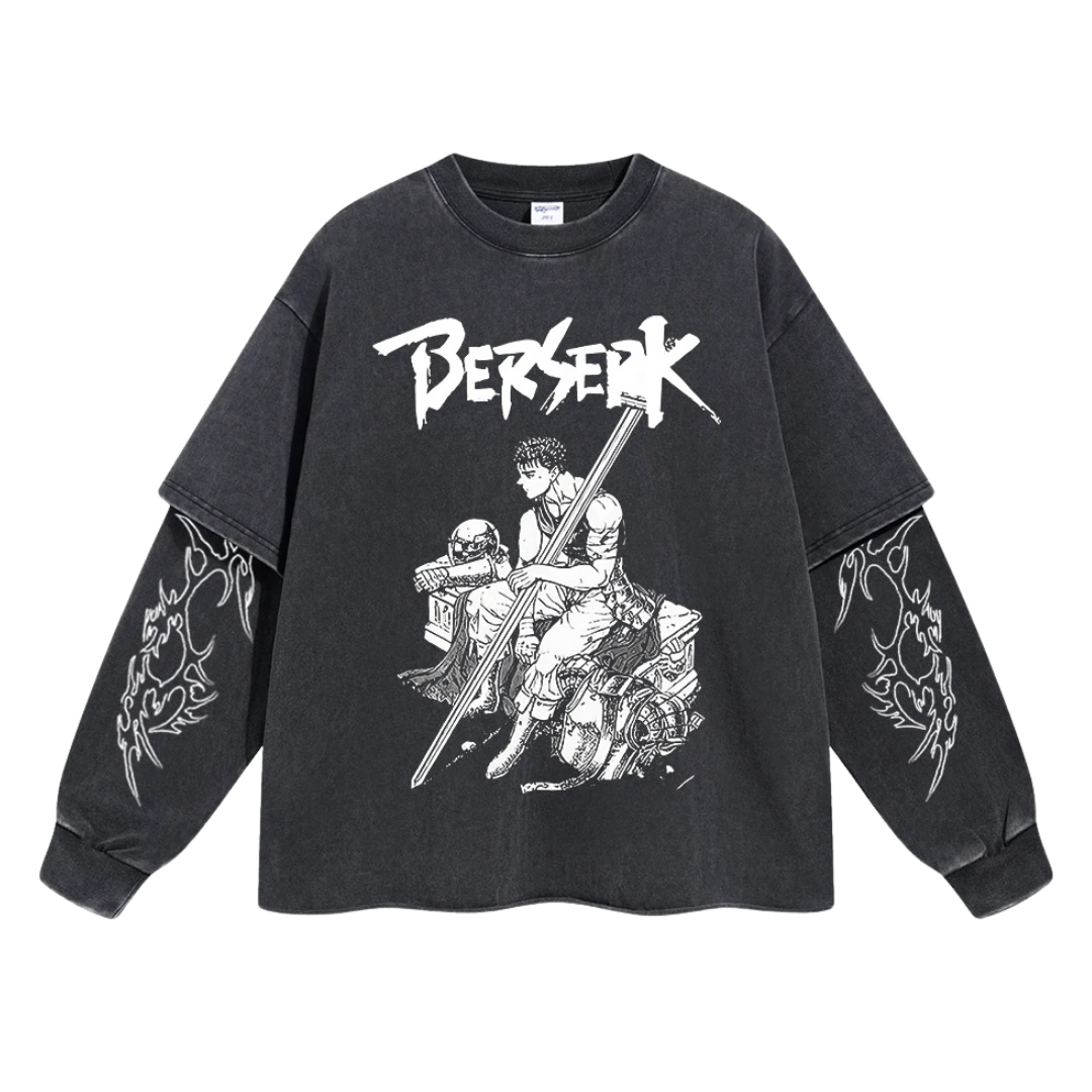 Retro Long Sleeve Berserk Tee