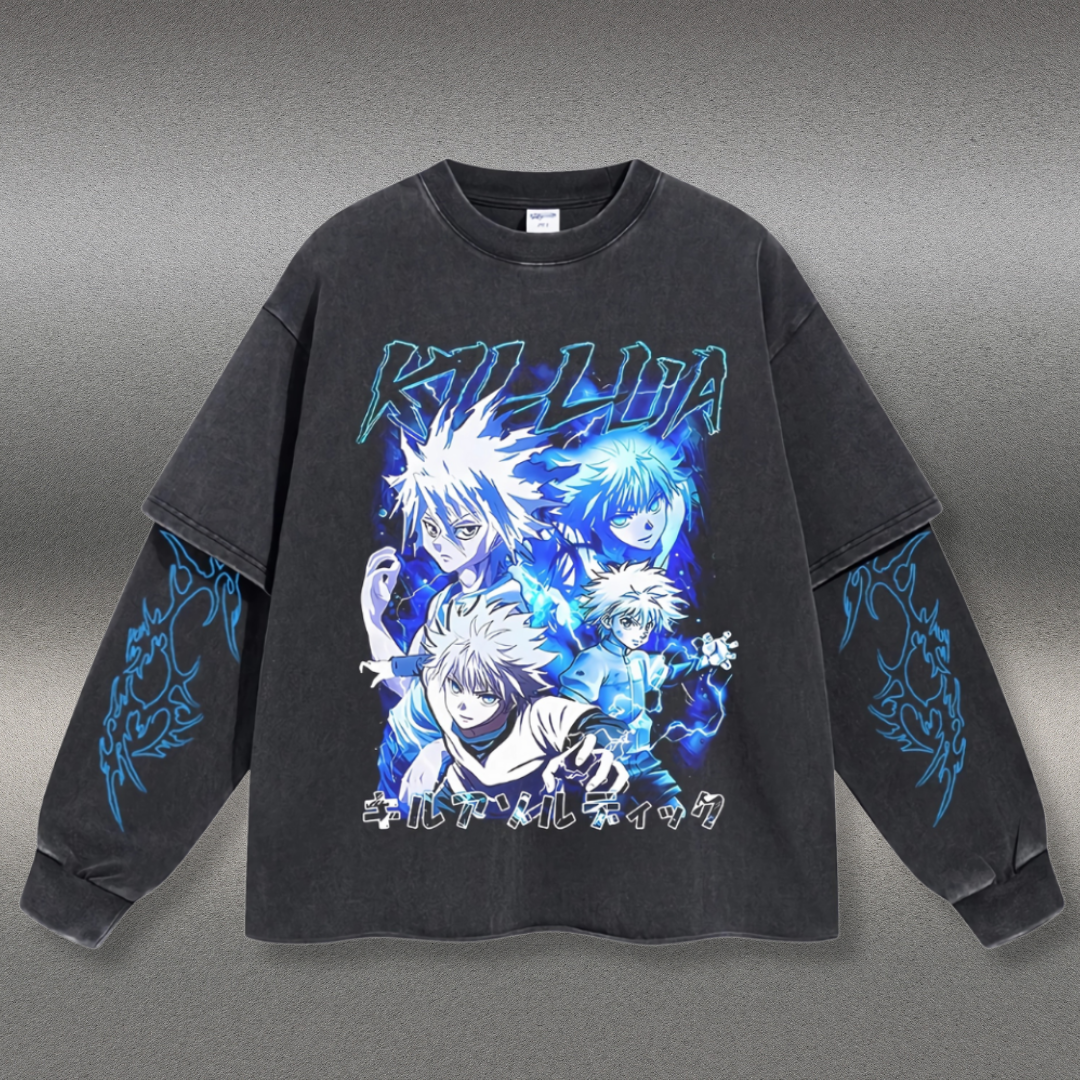 Retro Long Sleeve Killua Tee