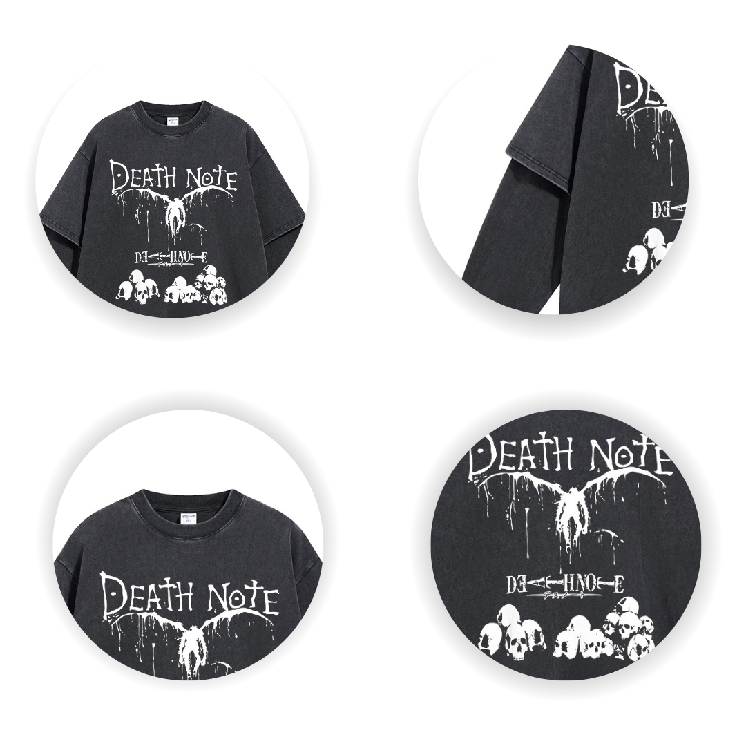 Retro Long Sleeve Death Note Tee