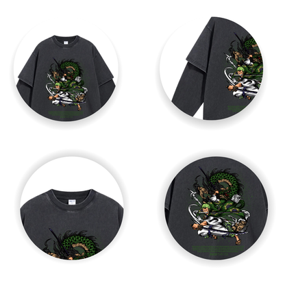 Retro Long Sleeve Roronoa Zoro Tee