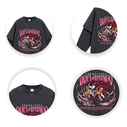 Retro Long Sleeve Donquixote Doflamingo Tee