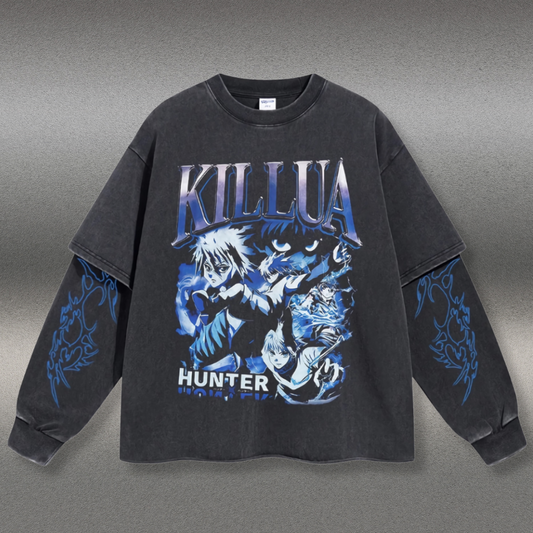 Retro Long Sleeve Killua Tee