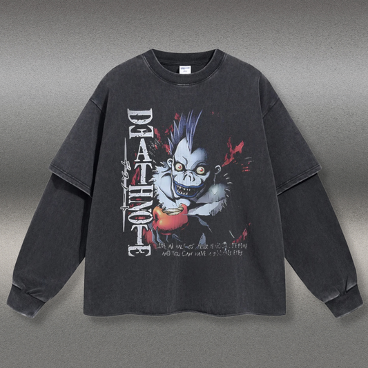 Retro Long Sleeve Death Note Tee