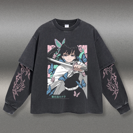 Retro Long Sleeve Kanao Tee