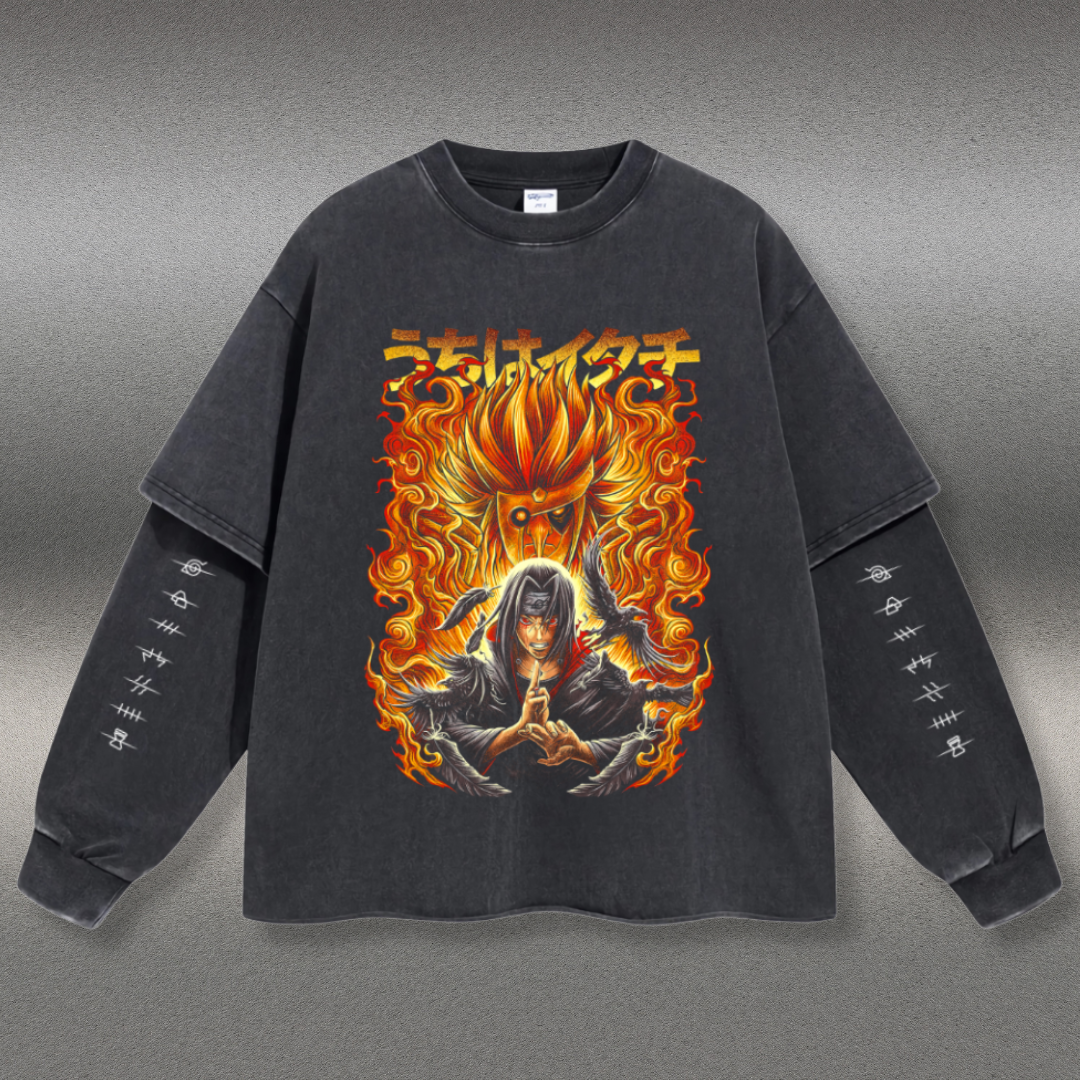 Retro Long Sleeve Itachi Tee