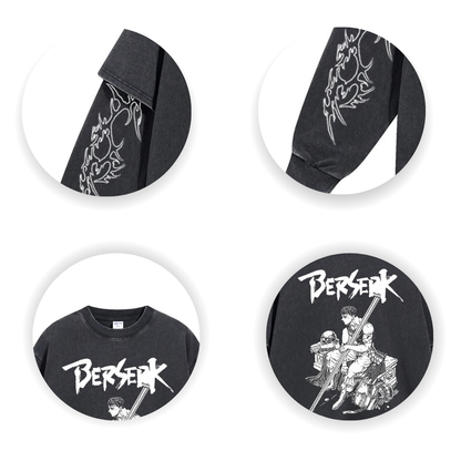 Retro Long Sleeve Berserk Tee