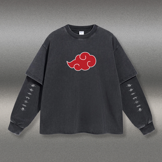 Retro Long Sleeve Akatsuki Tee