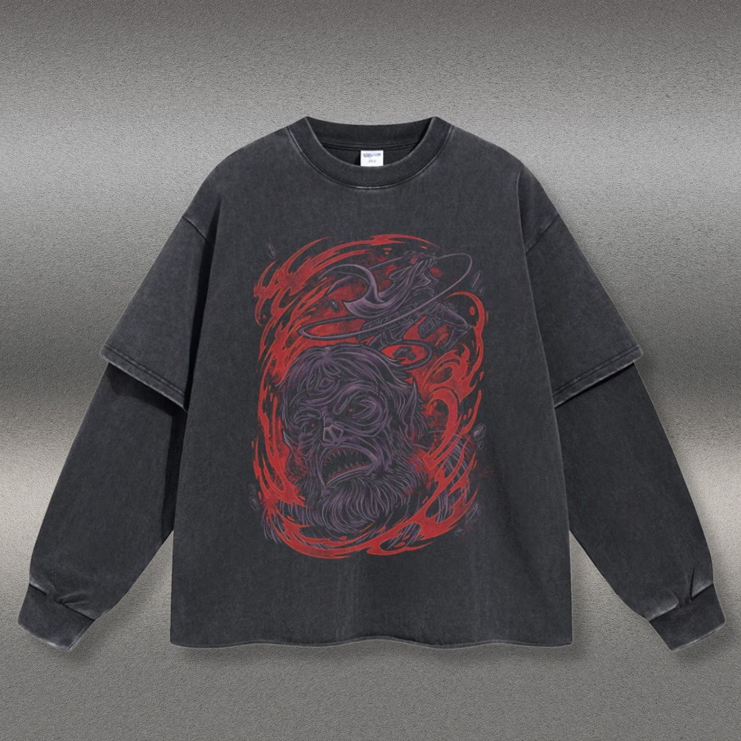 Retro Long Sleeve Attack On Titan Tee