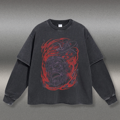 Retro Long Sleeve Attack On Titan Tee