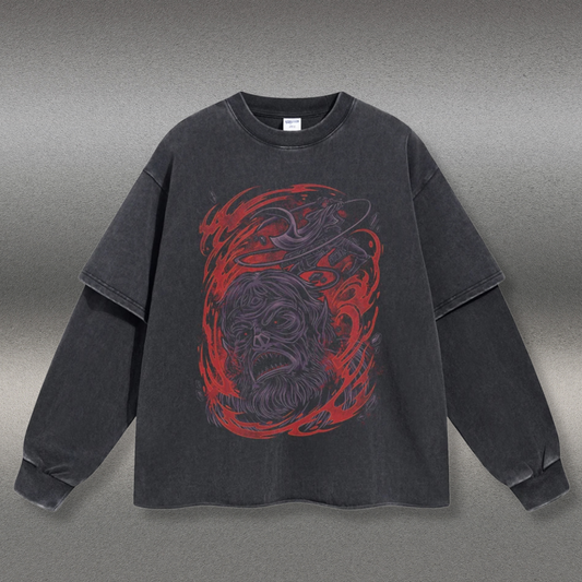 Retro Long Sleeve Attack On Titan Tee