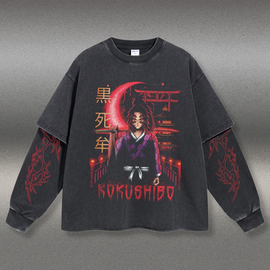 Retro Long Sleeve Kokushibo Tee