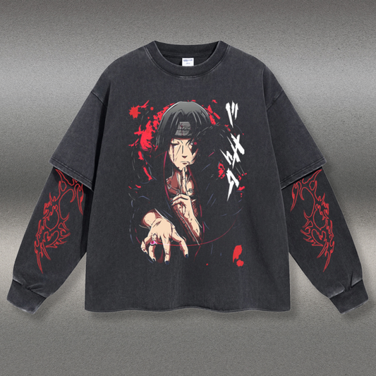 Retro Long Sleeve Itachi Tee