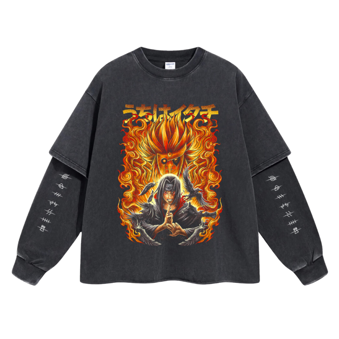 Retro Long Sleeve Itachi Tee